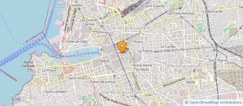 localisation de l'entreprise LA PLUME BLANCHE à MARSEILLE