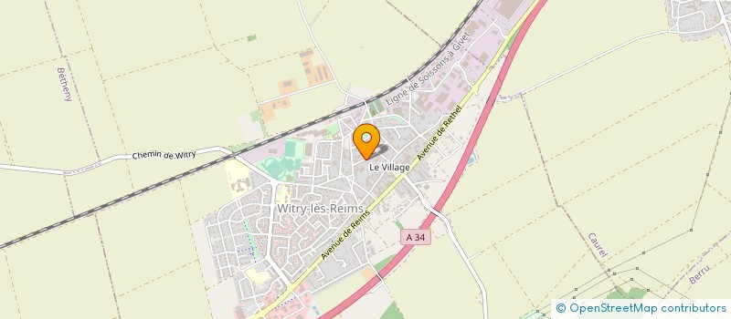 localisation de l'entreprise LA PLUME D'IZIELLE  WITRY-LES-REIMS