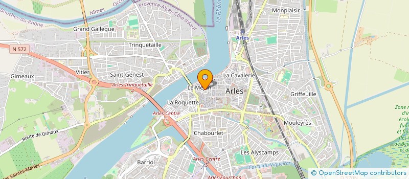 localisation de l'entreprise LA PLUME D OIE à ARLES
