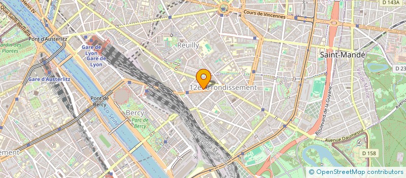 localisation de l'entreprise LA PLUME D'OR BOLIVAR  PARIS