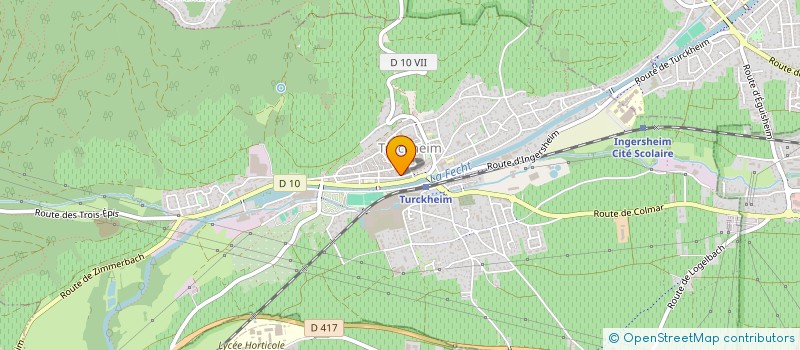 localisation de l'entreprise LA PLUME D'UNE VIE  HIRTZFELDEN