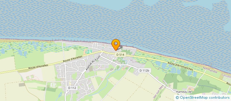 localisation de l'entreprise LA PLUME DANS LES ETOILES  VER-SUR-MER