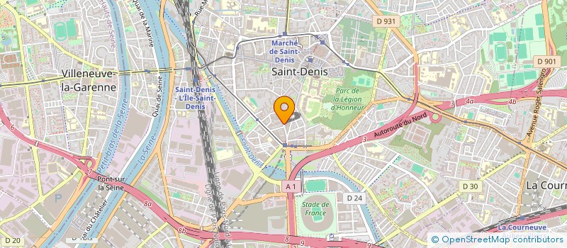 localisation de l'entreprise LA PLUME DE BABEL à SAINT-DENIS