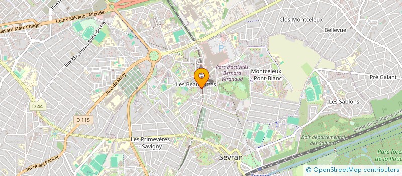 localisation de l'entreprise LA PLUME DE SEVRAN à SEVRAN