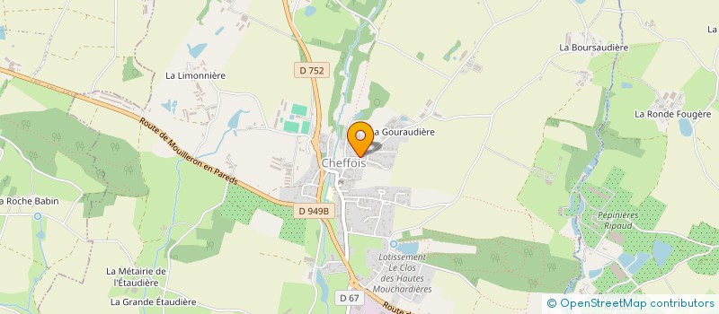 localisation de l'entreprise LA PLUME DES CHAMPS  CHEFFOIS