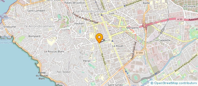 localisation de l'entreprise LA PLUME DOREE à MARSEILLE