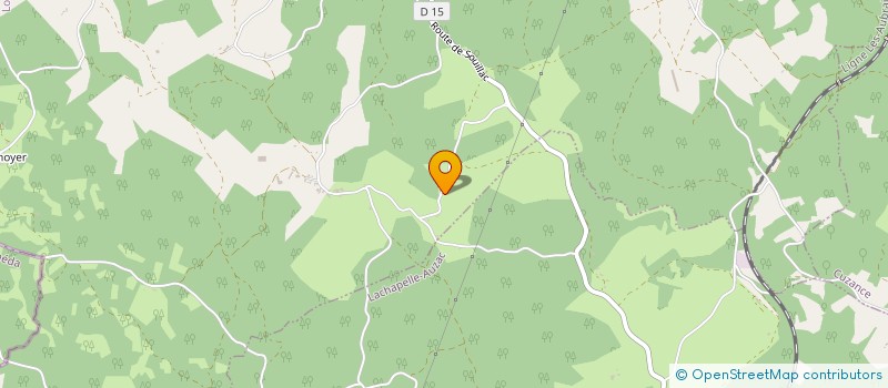 localisation de l'entreprise LA PLUME DU CAUSSE à GIGNAC