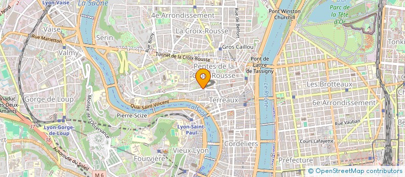 localisation de l'entreprise LA PLUME DU SCARABEE à LYON