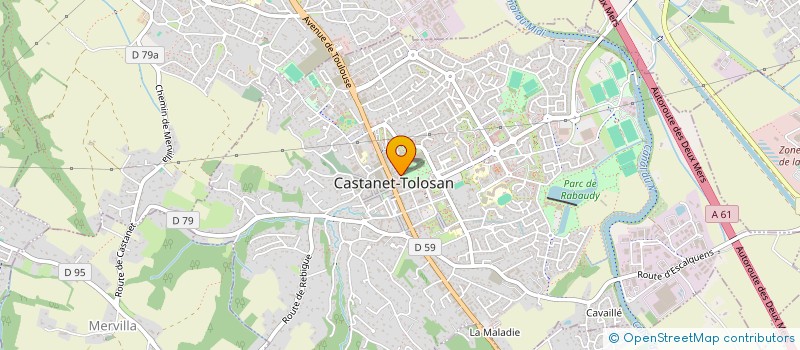 localisation de l'entreprise LA PLUME ENCHANTEE à CASTANET-TOLOSAN