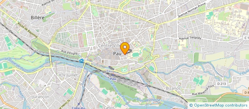 localisation de l'entreprise LA PLUME ET LE PINCEAU à PAU
