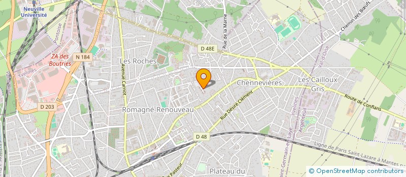 localisation de l'entreprise LA PLUME INGENIERIE  CONFLANS-SAINTE-HONORINE