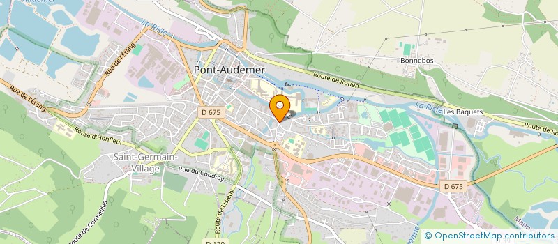 localisation de l'entreprise LA PLUME LE VERBE ET LA NOTE à PONT-AUDEMER
