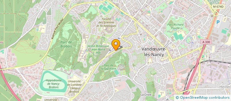 localisation de l'entreprise LA PLUME LUMINEUSE  NEUVES MAISONS