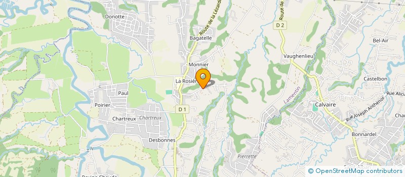 localisation de l'entreprise LA PLUME MELODIQUE  LAMENTIN