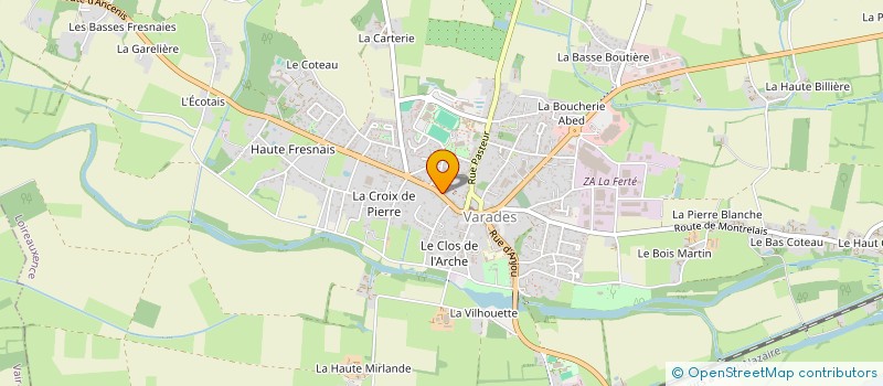 localisation de l'entreprise LA PLUME VARADAISE  LOIREAUXENCE