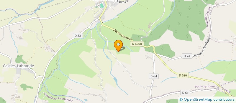 localisation de l'entreprise LA PLUMEE DE DEVERS à POUY-DE-TOUGES