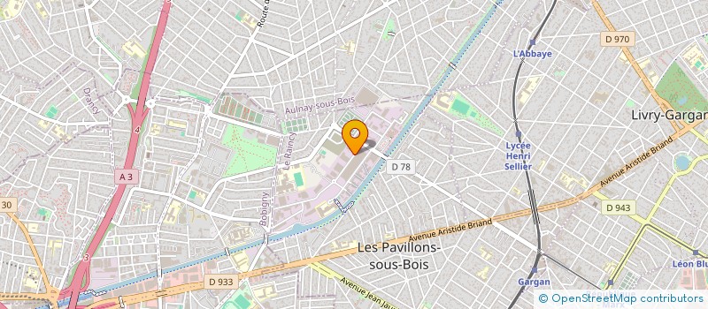 localisation de l'entreprise LA PLURIELLE DU BATIMENT à LES PAVILLONS-SOUS-BOIS