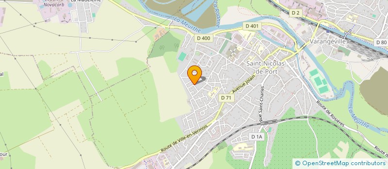 localisation de l'entreprise LA POBOCO  SAINT-NICOLAS-DE-PORT