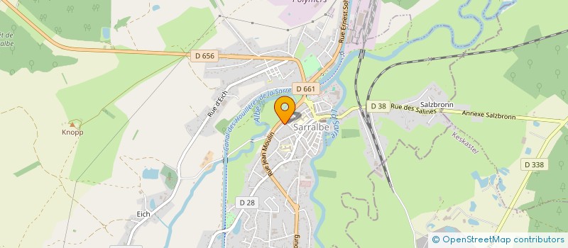 localisation de l'entreprise LA POCHE A KANGOUROU à SARRALBE