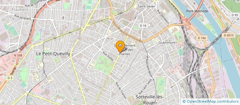 localisation de l'entreprise LA POELE DANS LA MAIN à ROUEN