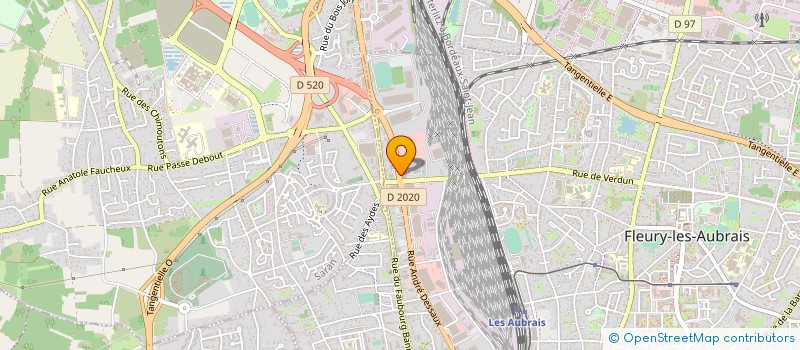 localisation de l'entreprise LA POESIE à FLEURY-LES-AUBRAIS