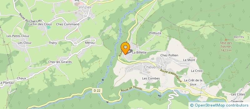 localisation de l'entreprise LA POESIENNE  SAINT-PAUL-EN-CHABLAIS