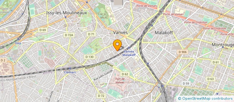 localisation de l'entreprise LA POIGNEE DE MAINS à VANVES