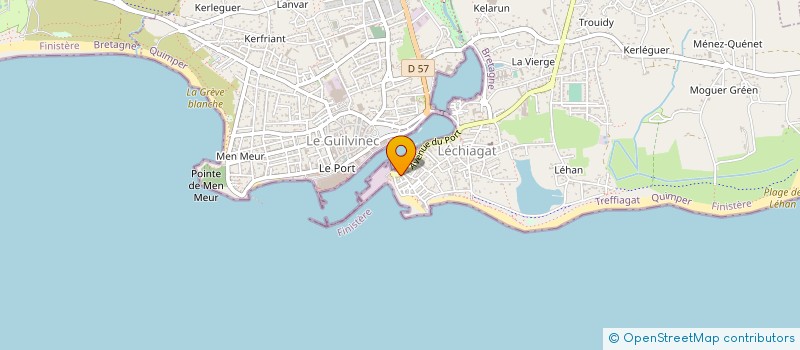 localisation de l'entreprise LA POINTE à TREFFIAGAT