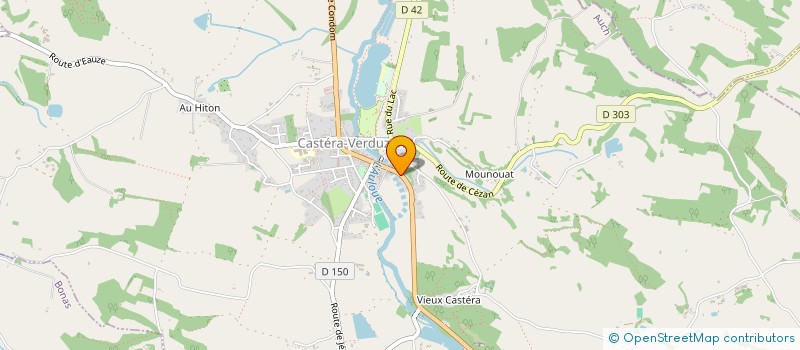 localisation de l'entreprise LA POINTE  CASTERA-VERDUZAN