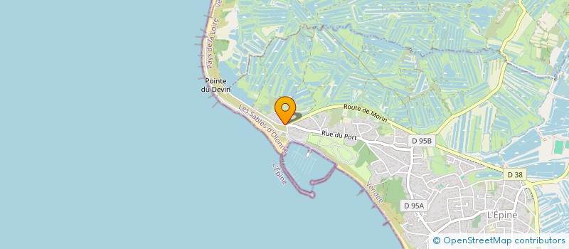 localisation de l'entreprise LA POINTE  L'EPINE