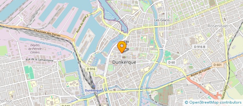 localisation de l'entreprise LA POINTE à DUNKERQUE