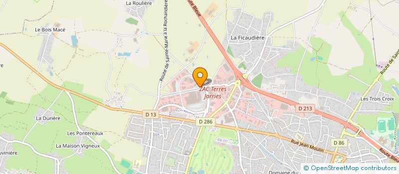 localisation de l'entreprise LA POINTE AUX CANONNIERS  PORNIC