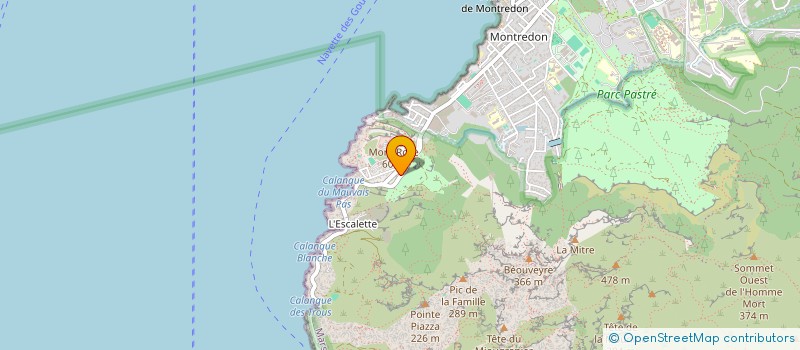 localisation de l'entreprise LA POINTE BLEUE  MARSEILLE