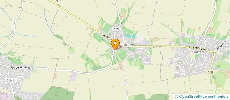 localisation de l'entreprise LA POINTE DE L'ILE  RITTERSHOFFEN