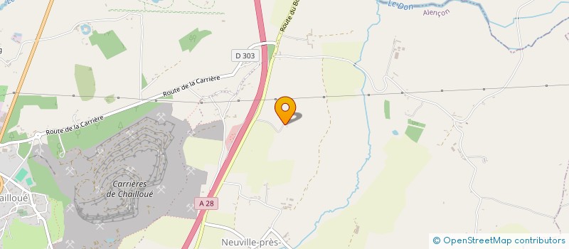 localisation de l'entreprise LA POINTE DE LA PALETTE à AUNAY-LES-BOIS