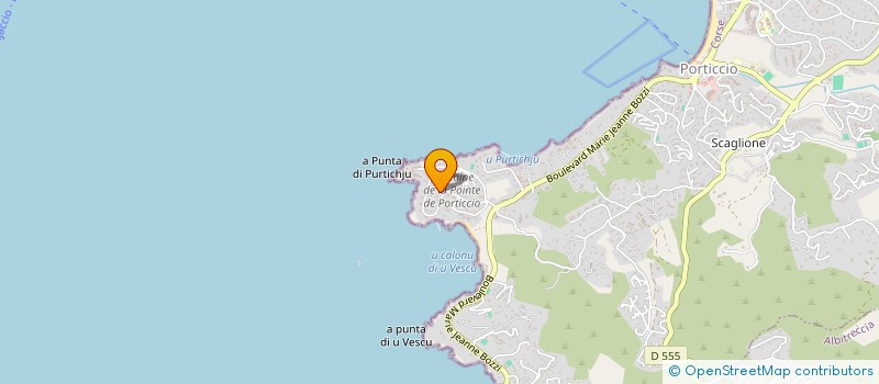 localisation de l'entreprise LA POINTE DE PORTICCIO à GROSSETO-PRUGNA