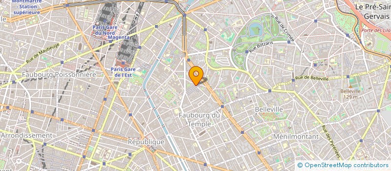 localisation de l'entreprise LA POINTE DE SANGOMAR  PARIS