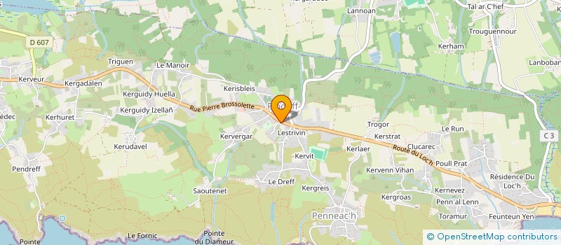 localisation de l'entreprise LA POINTE DU RAZ à PLOGOFF