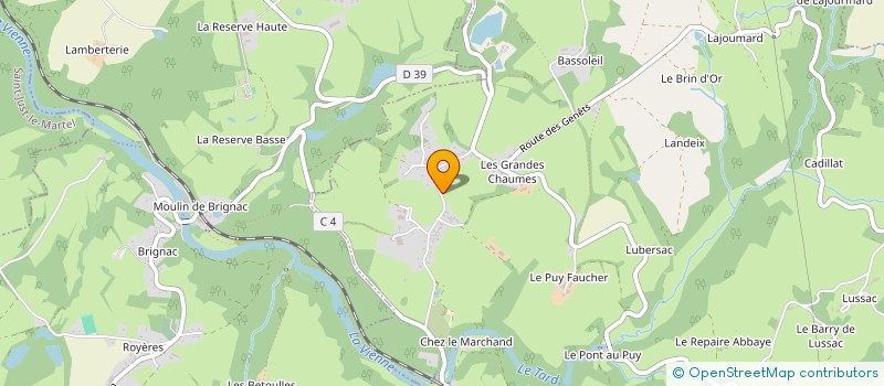 localisation de l'entreprise LA POINTEROLLE  SAINT-LEONARD-DE-NOBLAT