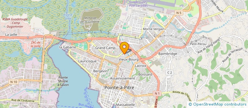 localisation de l'entreprise LA POINTOISE  LES ABYMES