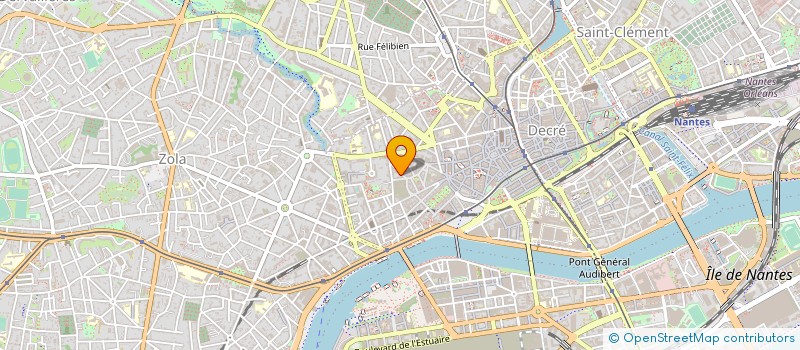 localisation de l'entreprise LA POIRE EN DEUX à NANTES