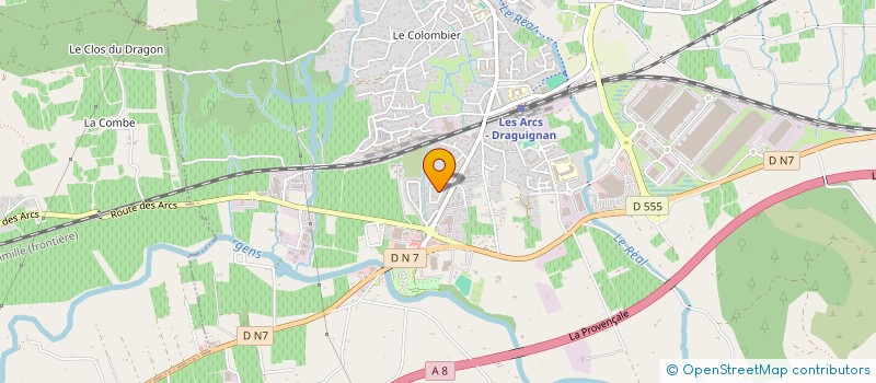 localisation de l'entreprise LA POISSONERIE DES ARCS à LES ARCS