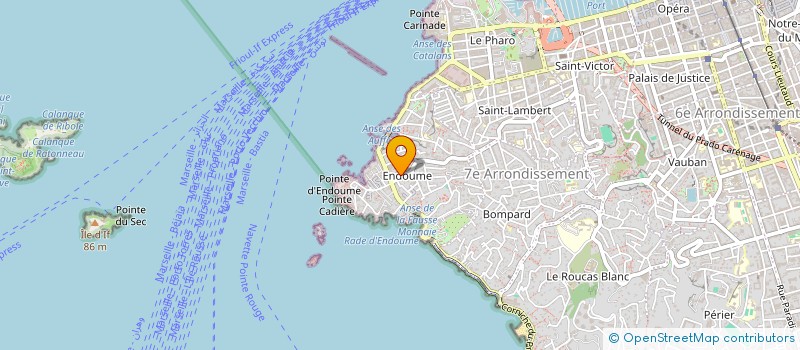 localisation de l'entreprise LA POISSONNERIE à MARSEILLE