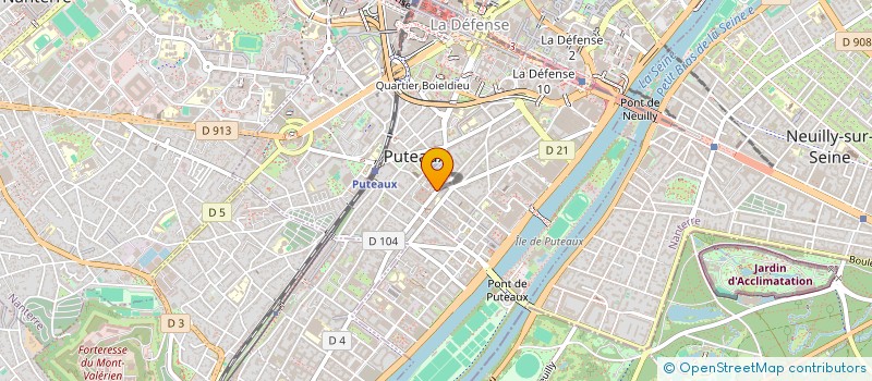 localisation de l'entreprise LA POISSONNERIE DE PUTEAUX  PUTEAUX