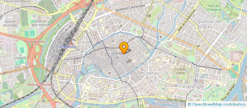 localisation de l'entreprise LA POISSONNERIE DES COTES NORMANDES à STRASBOURG