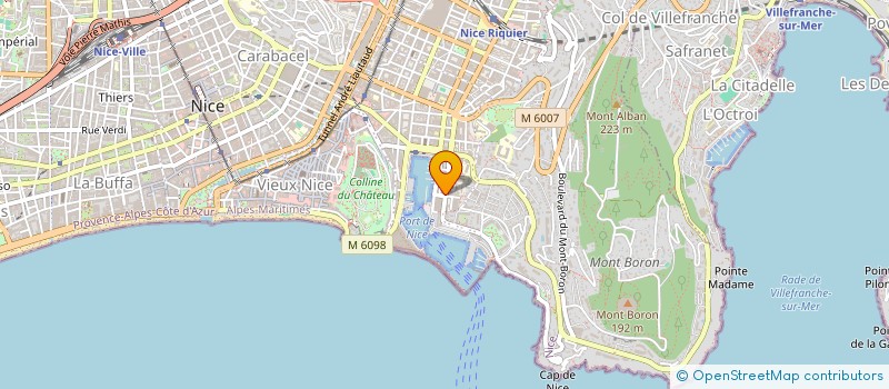 localisation de l'entreprise LA POISSONNERIE DU PORT à NICE