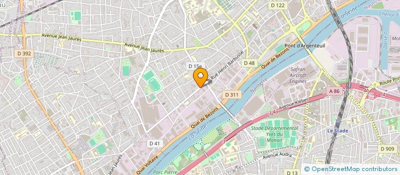 localisation de l'entreprise LA POISSONNERIE DU SPAHI à ARGENTEUIL