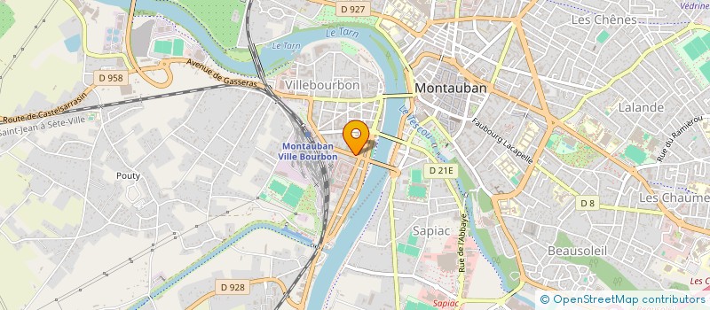 localisation de l'entreprise LA POKE BANK  MONTAUBAN