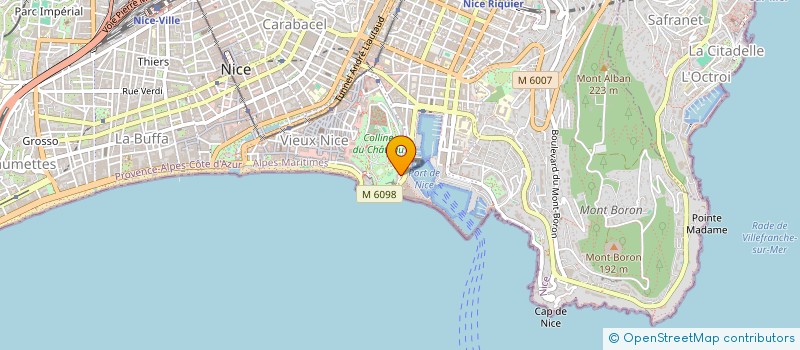localisation de l'entreprise LA POLICE MUNICIPALE E LI AMIC DE NISSA à NICE