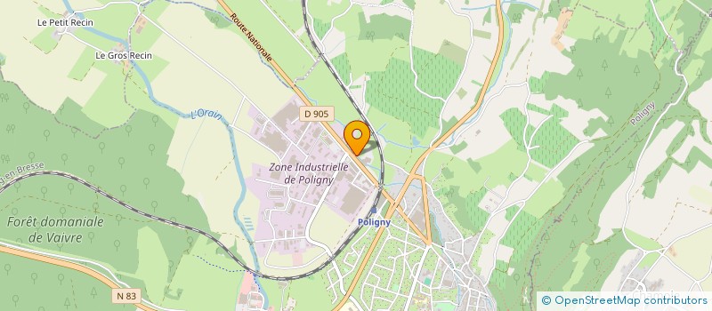 localisation de l'entreprise LA POLINOISE à POLIGNY